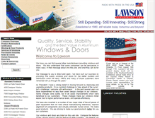 Tablet Screenshot of lawson-industries.com